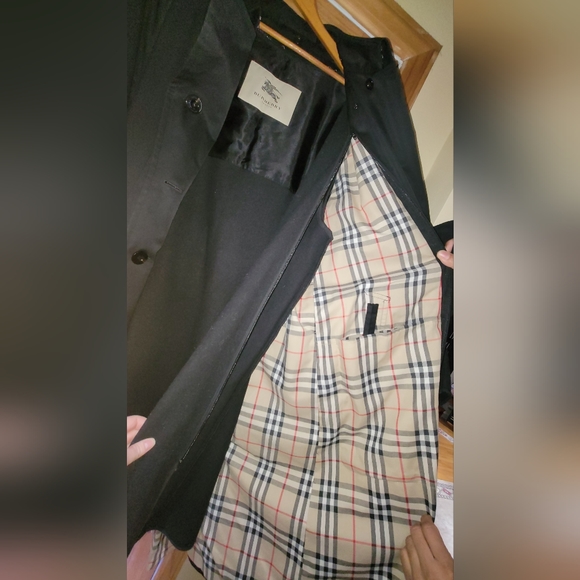 Burberry Men's Trench coat w/ removal wool lining  40R - Picture 8 of 16
